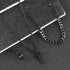 Bestseller New 3Pcs Cross Jewelry Set with chain necklace, ring, and bracelet, unisex faith-inspired accessory set