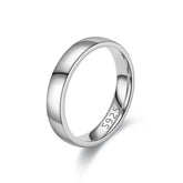 Gold plated stainless steel couple ring, simple wedding band style, available in US sizes 7 to 11