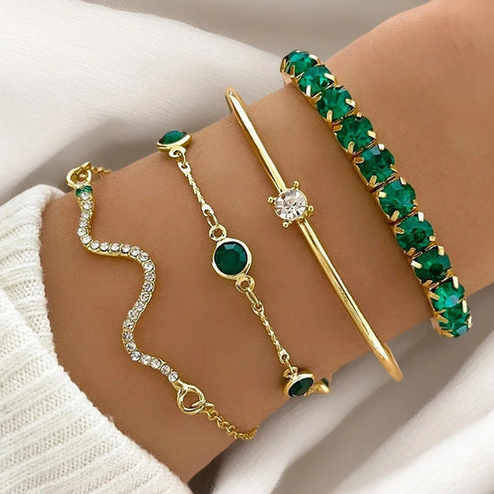 5‑Piece Women’s Bracelet Set – Fashionable Casual Jewelry for Daily Wear, Stylish Accessories for Ladies, Girls & Friends Gift